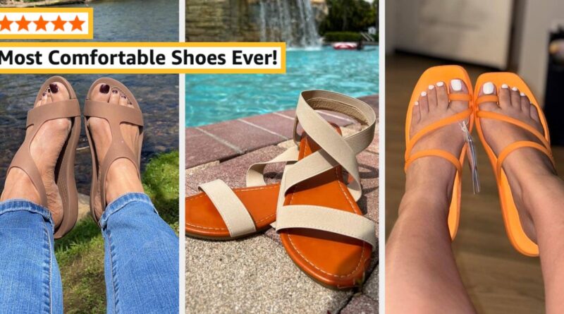 27 Comfy Pairs Of Sandals Reviewers Say Won’t Kill Your Feet After Standing All Day
