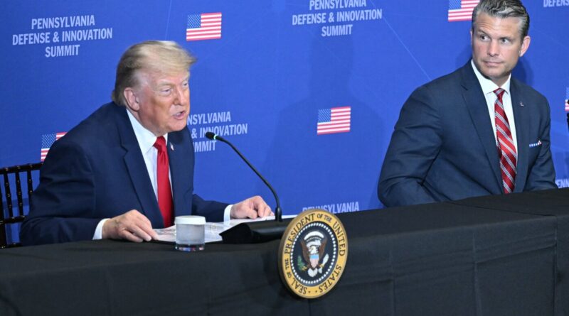 Up First briefing: Trump on Iran war; Pete Hegseth; Arizona primaries : NPR