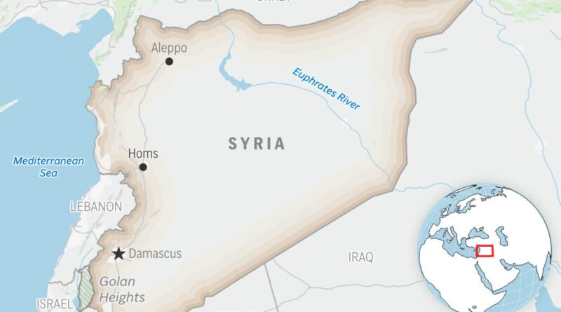 Israel strikes an air base in northwest Syria : NPR