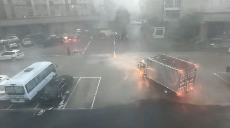 Storms from Dolphin soak China's east, disrupt life in Shanghai