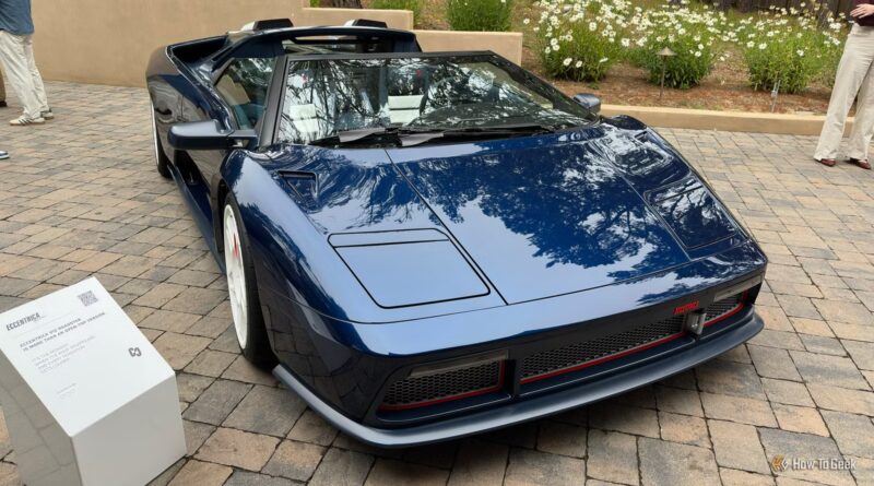 This modernized Lamborghini has less tech, and that's the point